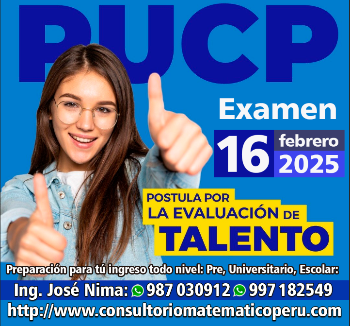 Admisión Universidad PUCP 2025