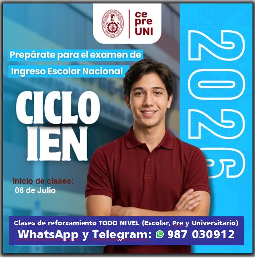 Admisión UNI Escolar 2026