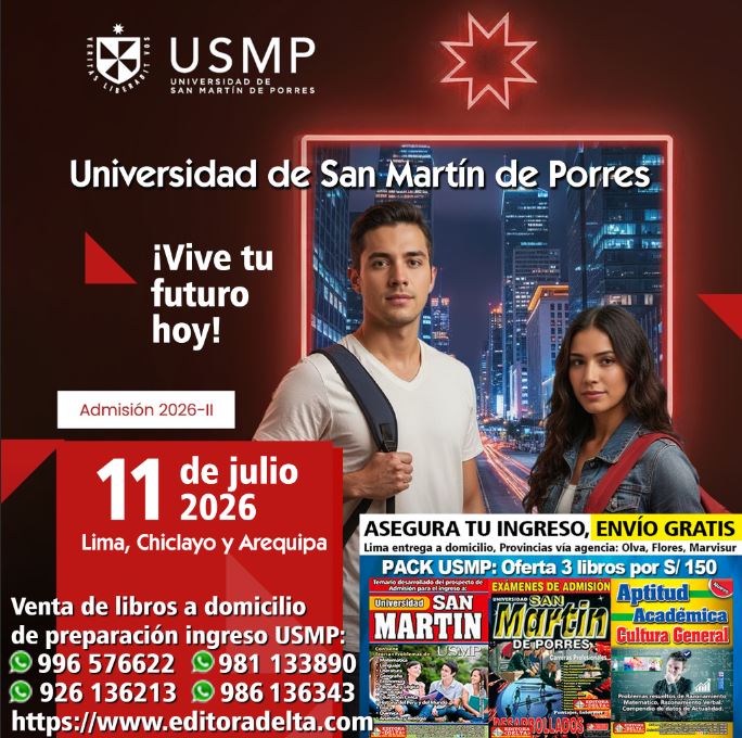 Examenes Universidad San Martín de Porres